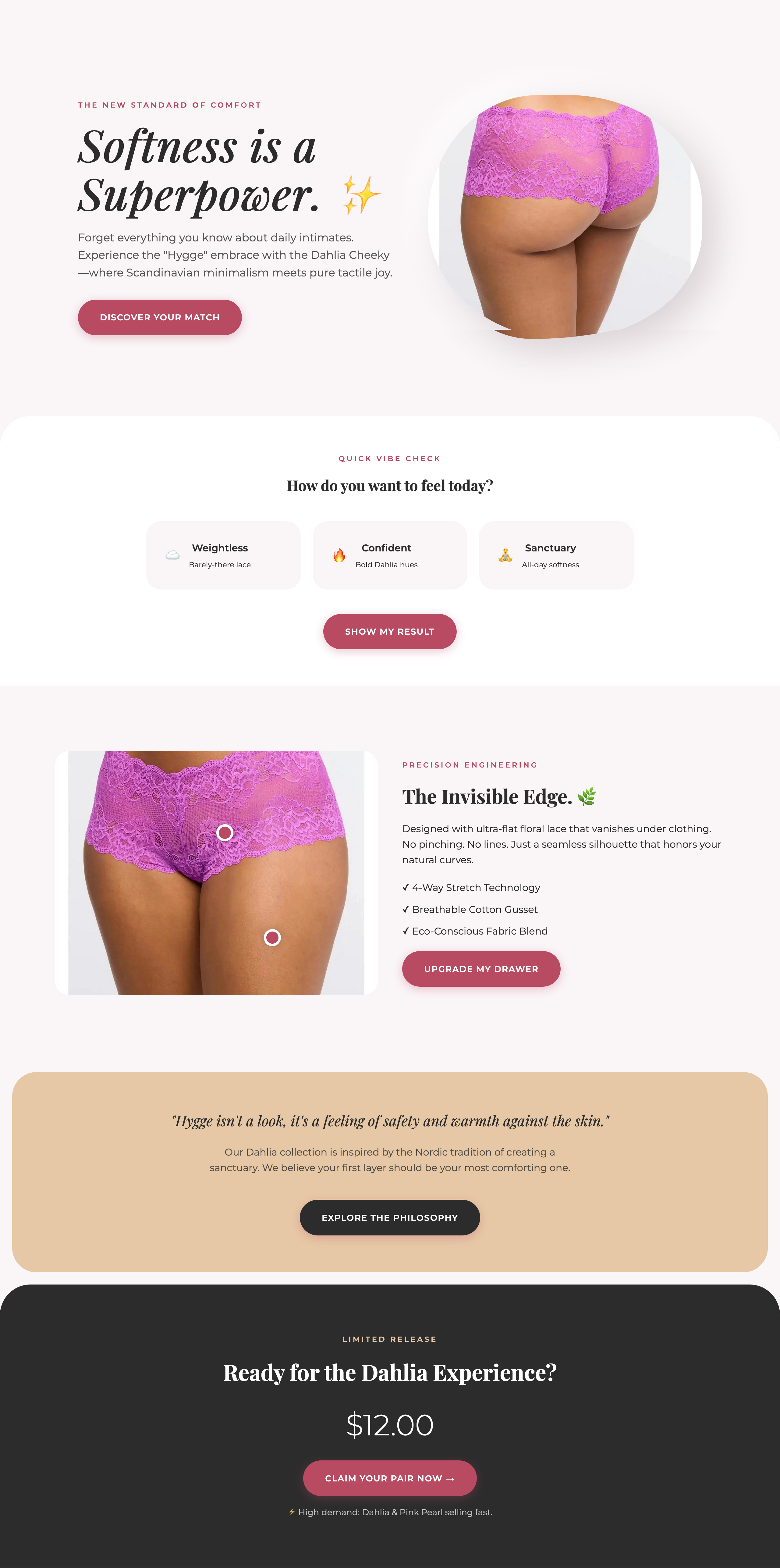 Generierte Optihint-Landingpage